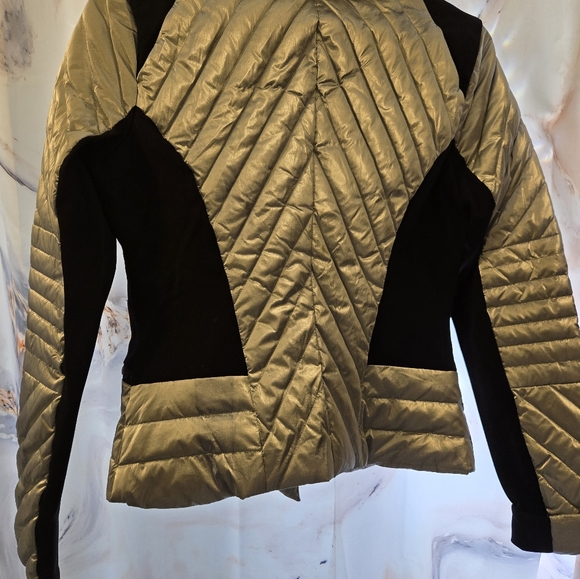 Silver metallic Blanc Noir jacket/ coat - Picture 5 of 9